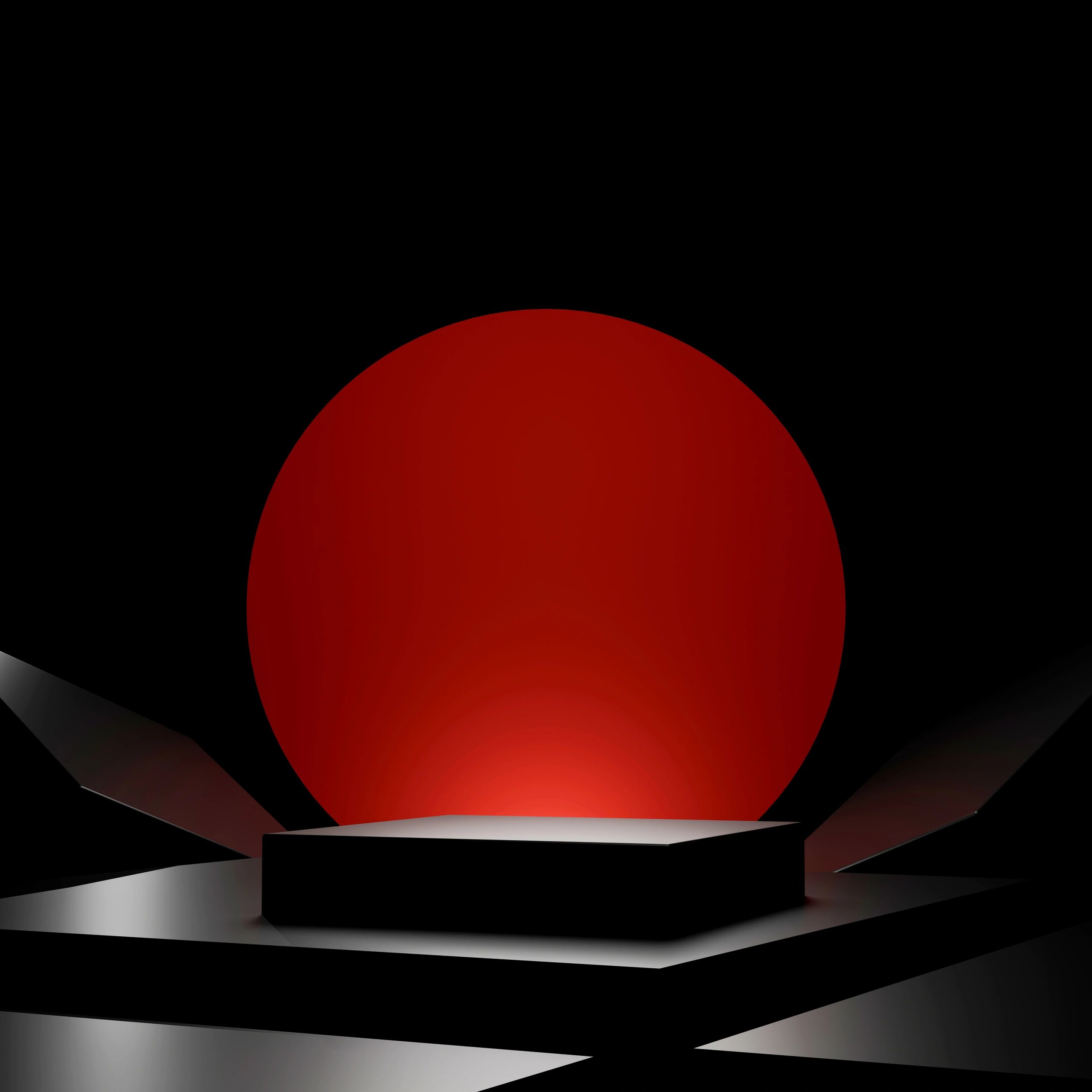 Composition monochrome minimaliste